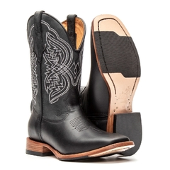 Tradicional II Masculina - Crazy Horse Preto / Fóssil Preto