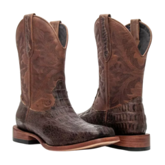 Exótica Masculina - Jacaré Tabaco / Fóssil Cappuccino - Bonazus | Country All Time