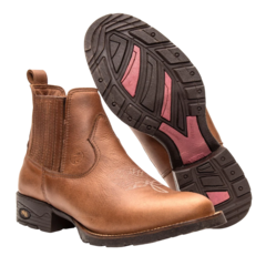 Botina Feminina - Fóssil Brown - comprar online