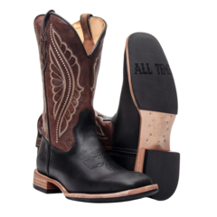 Butterfly Feminina - Crazy Horse Preto / Fóssil Cappuccino - comprar online
