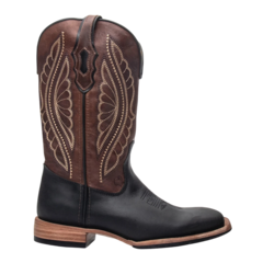Butterfly Feminina - Crazy Horse Preto / Fóssil Cappuccino - loja online