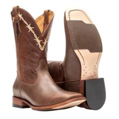 Masculina Arame - Crazy Horse Chocolate / Fóssil Cappuccino - comprar online