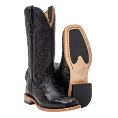 Exótica Feminina - Jacaré Preto/ Fóssil Preto - comprar online