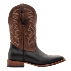 Tradicional Masculina - Crazy Horse Preto / Fóssil Cappuccino - loja online