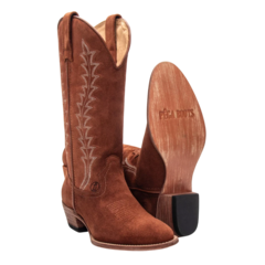Western Round Pine - Camurça Ferrugem - comprar online
