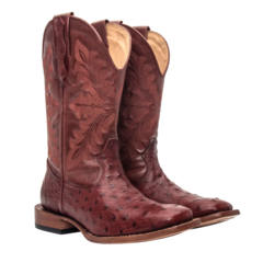 Exótica Masculina - Avestruz Bordo / Malboro Bordo - Bonazus | Country All Time