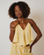 Cropped Dora Listrado Caju - comprar online