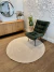 Tapete Redondo New Bianc Off White com Caramelo 0,90m - comprar online