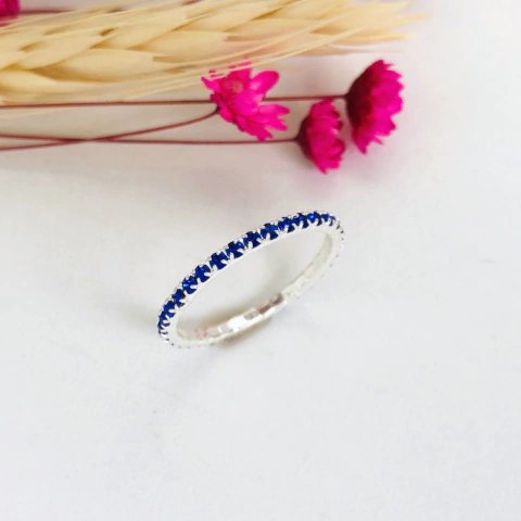 Anel Aparador Azul Folheado