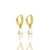Argolinha Gota de Luz Folheada - comprar online