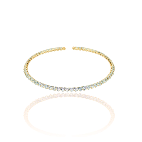 Aro Riviera de Coração Folheado