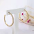 Argola Fio de Strass Folheada - loja online