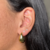 Imagem do Brinco Gota Espelhada Folheada