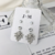 Trio de Brincos Ponto de Luz Folhas Folheado - comprar online