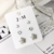 Trio de Brincos Ponto de Luz Flor Folheado - comprar online