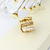 Piercing Fake Fios Cravejado Folheado - comprar online
