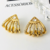 Brinco Ear Hook Fios Folheado