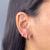 Trio de Argolinhas Amanda Folheado - comprar online