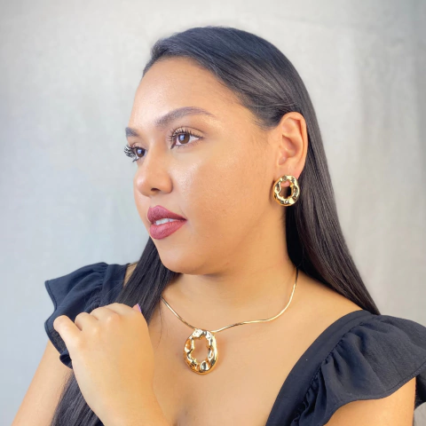 Conjunto de Aro Yasmin Folheado