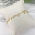 Pulseira Riviera Lua Folheada a Ouro 18K