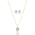 Conjunto de Gota em Zircônia Semijoia - Dande Acessórios