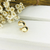 Piercing Fake Gota M Dupla Folheado - comprar online
