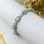 Pulseira Elegante Cravejada Folheada na internet