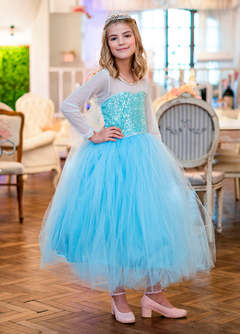 Vestido Elsa - Aventura congelada
