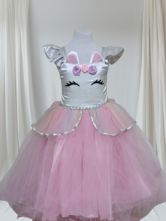 Vestido Unicornio largo/ falda de tul