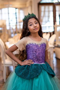Vestido La Sirenita invierno - Moda Princesa
