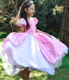 Vestido La Sirenita Rosa - Moda Princesa