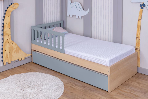 Cama Arcos com cama auxiliar e duas grades Quater - loja online
