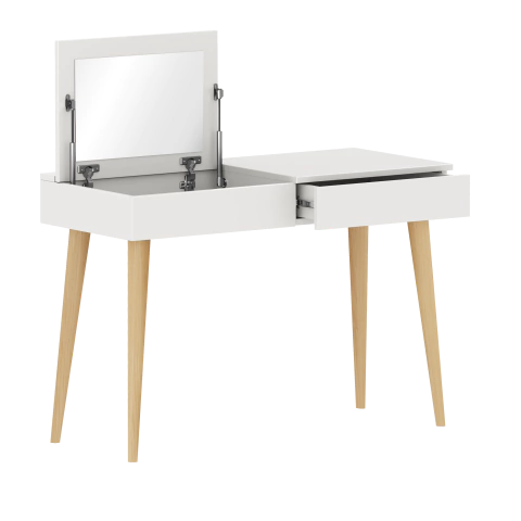 Bancada Penteadeira com 1 Gaveta e Espelho Quater - comprar online