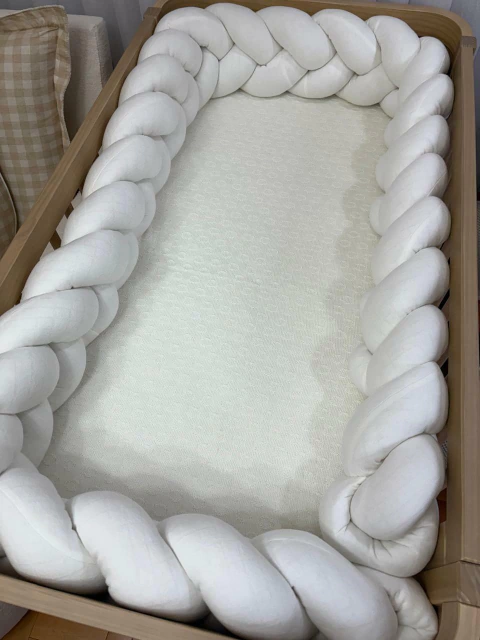 Trança para Berço ou Cama em Malha Jaquard 4m