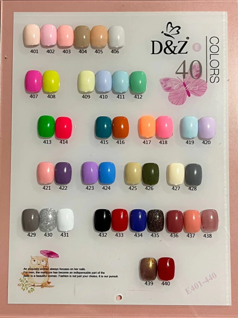 Esmalte em gel coleção E 7,5ml - D&Z