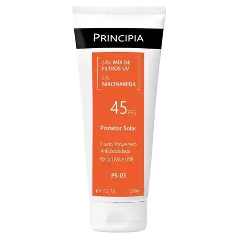 PROTETOR SOLAR PS/03 FILTROS UV FPS45 200ML - PRINCIPIA