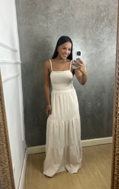 VESTIDO SAMANTA LINHO CRU