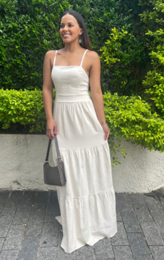 Imagem do VESTIDO SAMANTA LINHO CRU