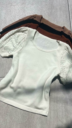BLUSA GABI TRICOT MODAL NUDE - DOCE MARÉ | MODA FEMININA