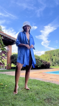 Chamise Azul Escuro