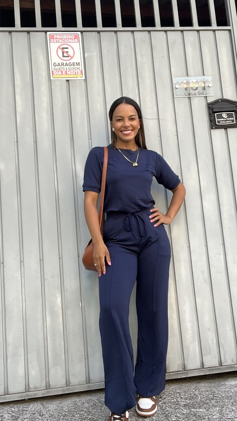 CONJUNTO VALERIA MOLETINHO AZUL - comprar online