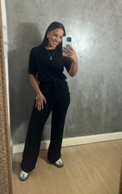 CONJUNTO VALERIA MOLETINHO PRETO - comprar online