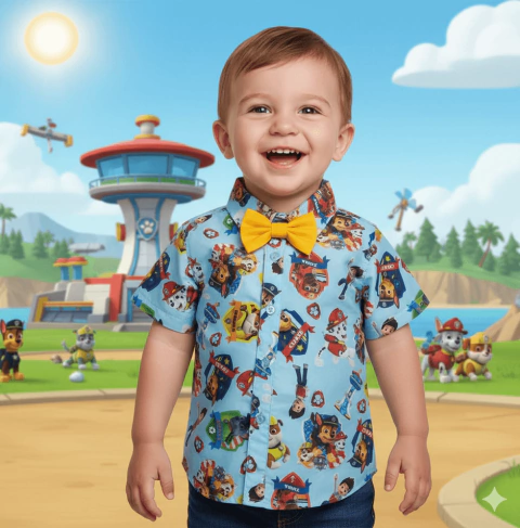 Camisa temática Patrulha Canina - comprar online