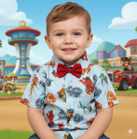 Camisa temática Patrulha canina - comprar online