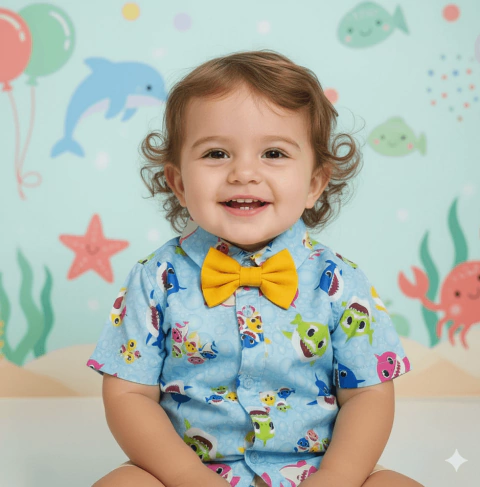 Camisa temática Baby Shark - comprar online