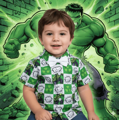 Camisa temática Hulk - comprar online