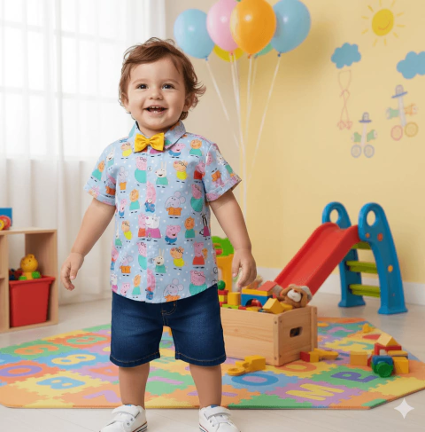 Camisa temática Pepa pig - comprar online