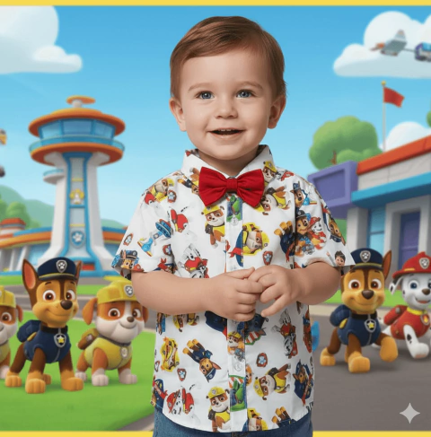 Camisa temática Patrulha Canina - comprar online