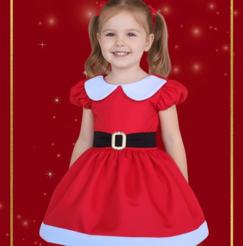 Vestido de festa vermelho natal mamae Noel - comprar online
