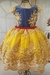 Vestido de festa luxo renda branca de neve